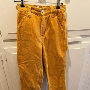 Corduroy Yellow Jeans